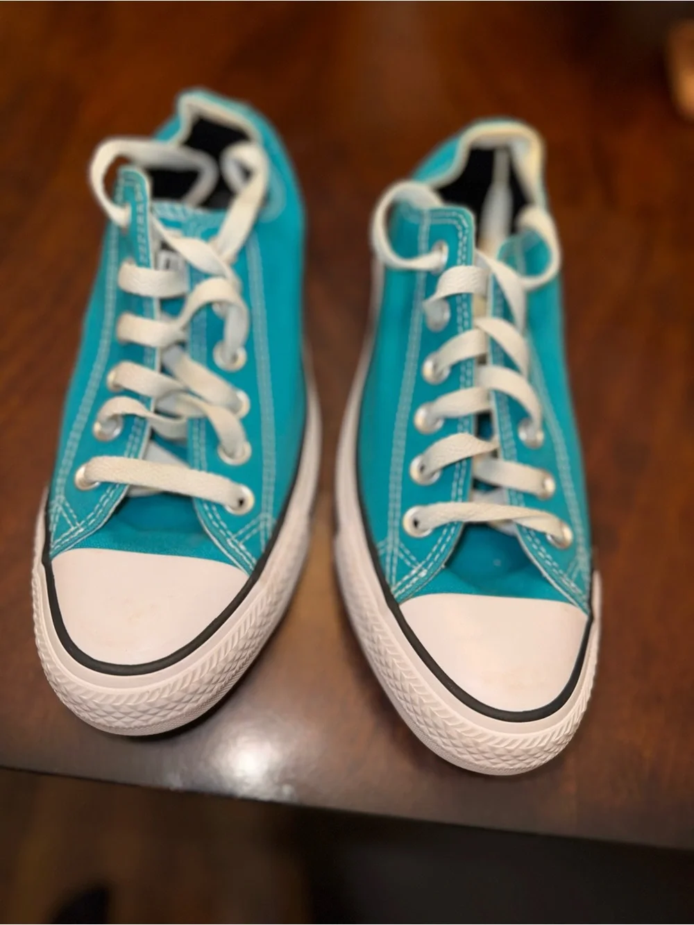 SOLD
Converse Chuck Taylor Teal Blue Low Top Sneakers women’s size 7 or men’s 5 - Picture 3 of 8